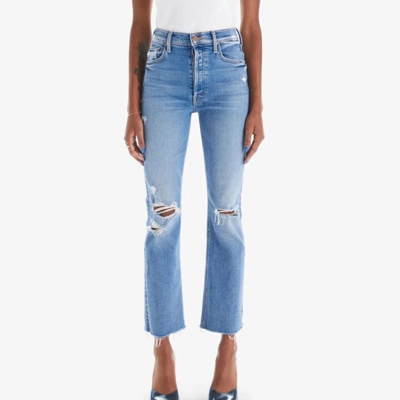 MOTHER Denim - MOTHER The Tripper Ankle Fray in Play Like A Pirate Size 26